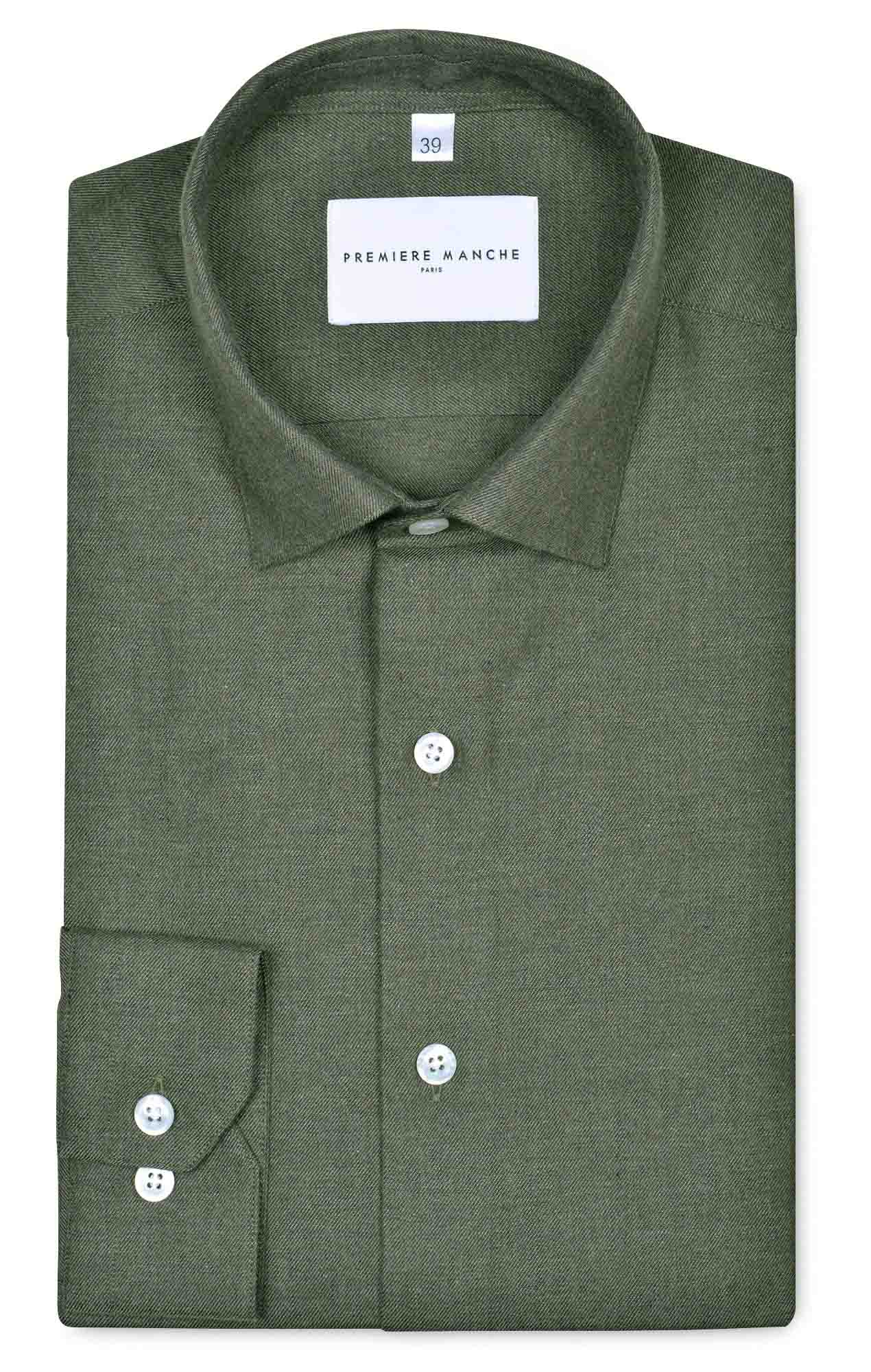 Chemise flanelle verte