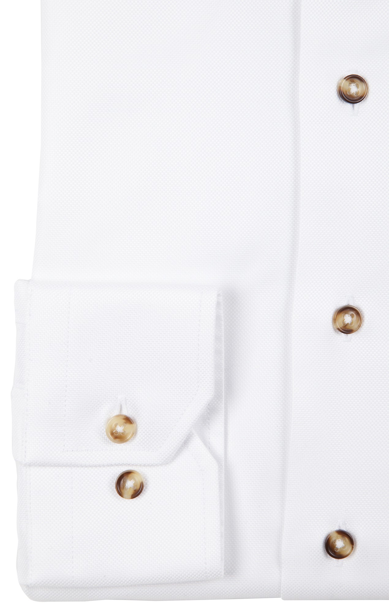 White thick oxford shirt