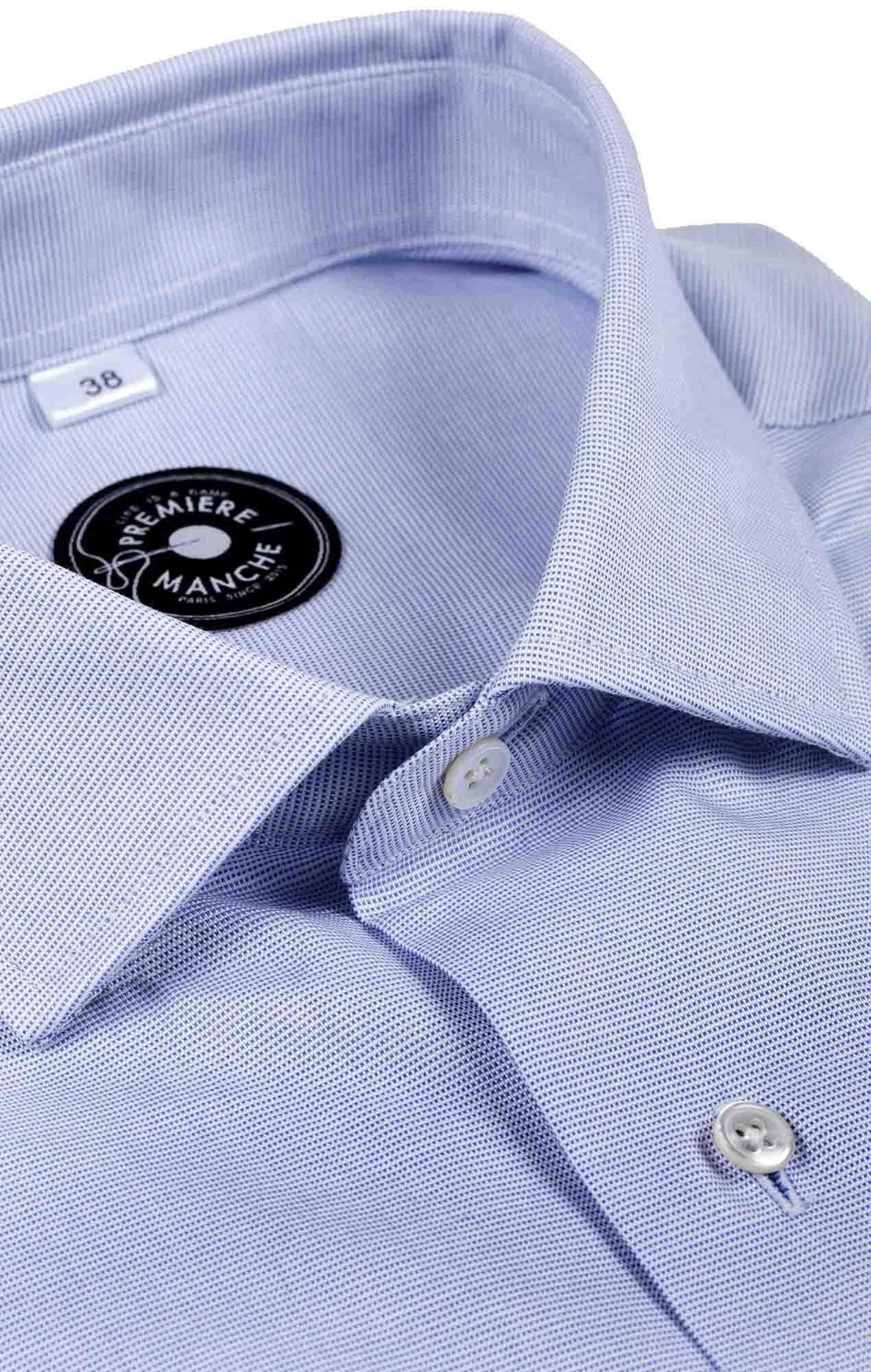 Chemise micro-motifs bleus Chemises Hommes