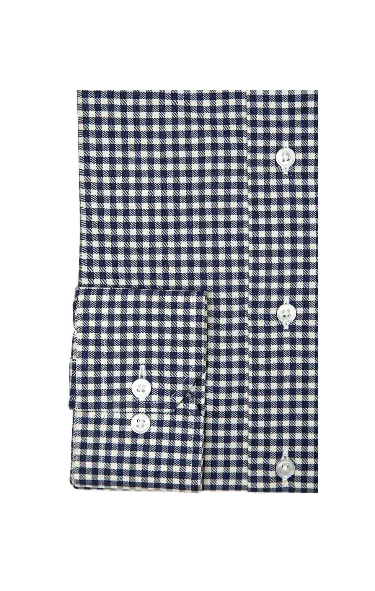 Checked blue flannel shirt