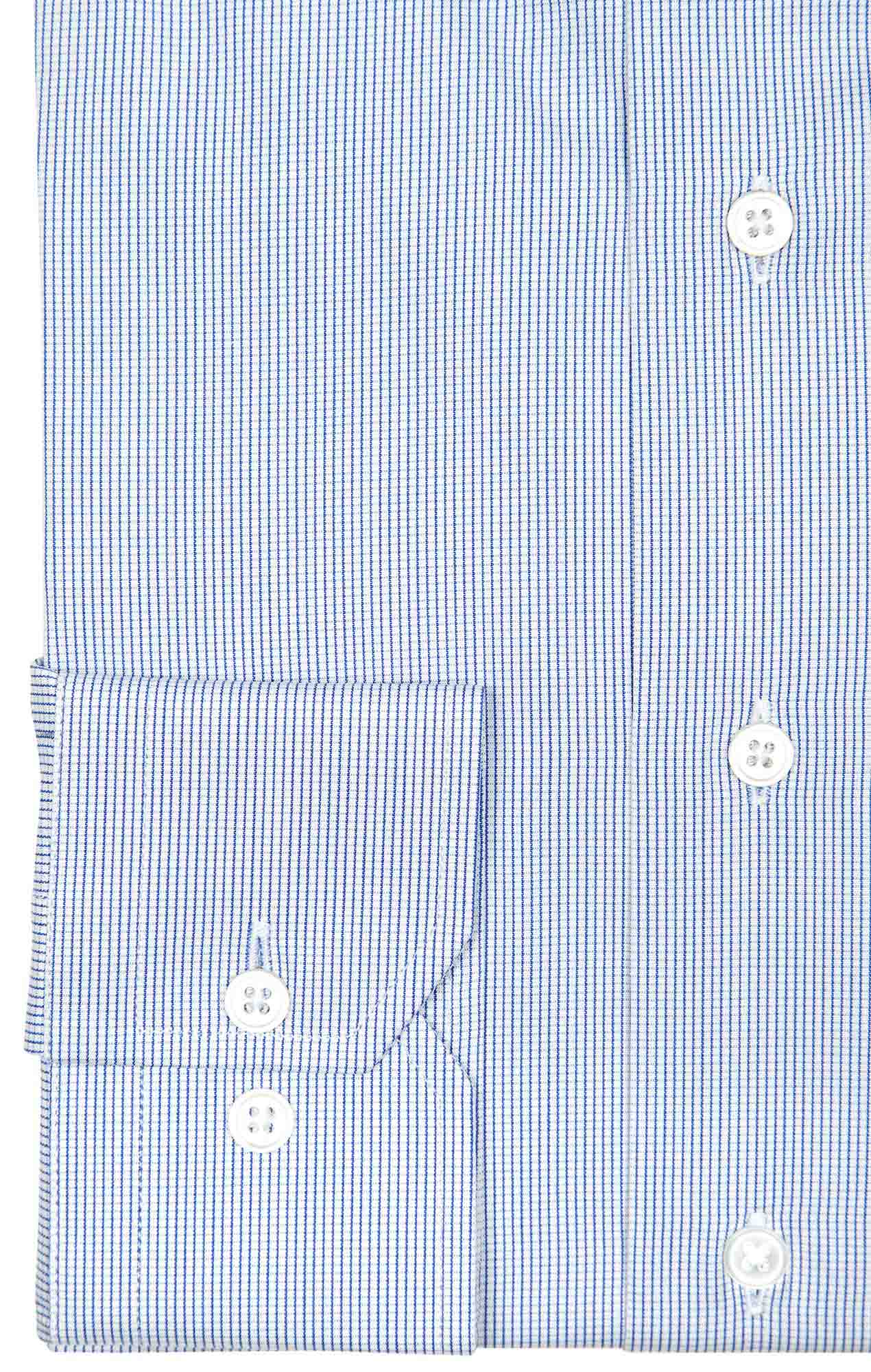 Chemise mini carreaux bleu Chemises Hommes