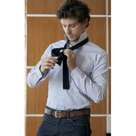 Mini checked blue shirt