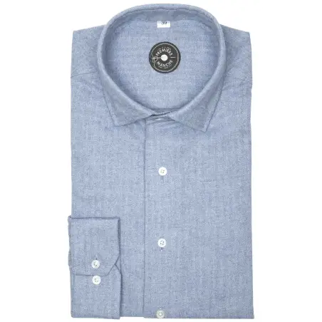 Light blue flannel shirt