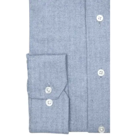 Chemise flanelle bleu clair Italie Chemises flanelles