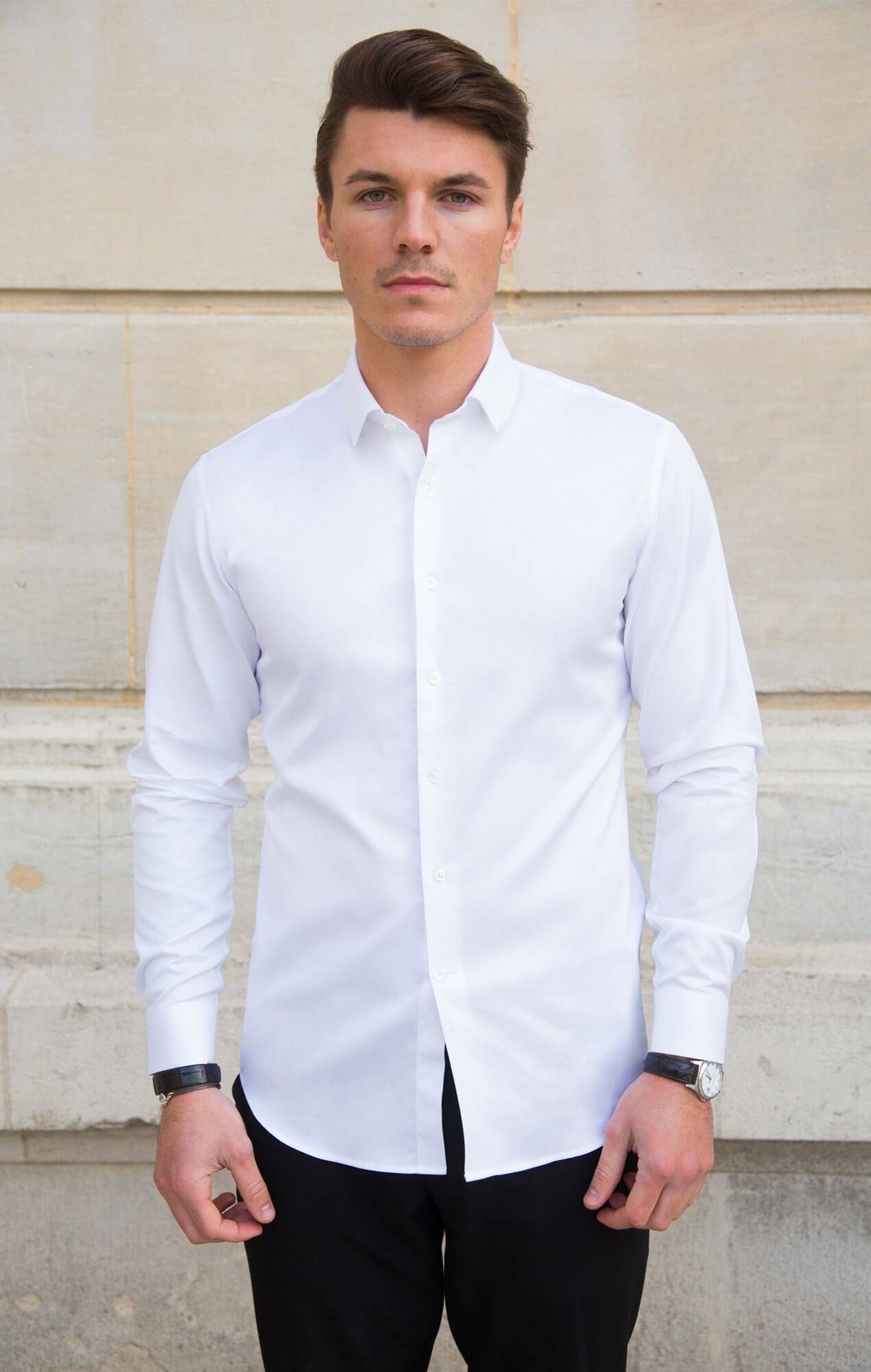 White dobby shirt 