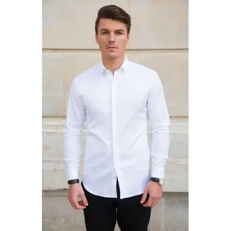 White dobby shirt 