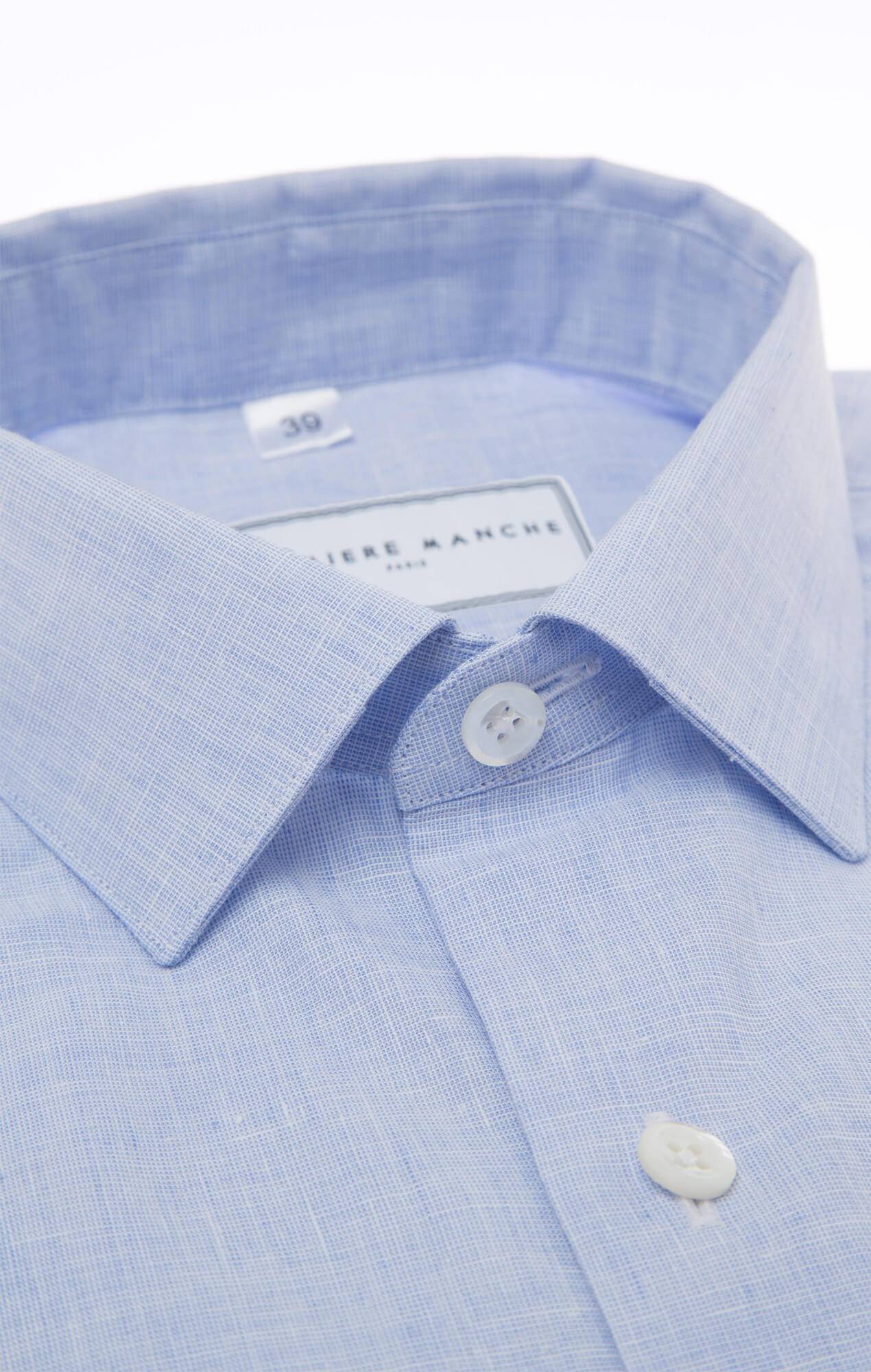 Chemise lin bleu ciel Chemises en lin