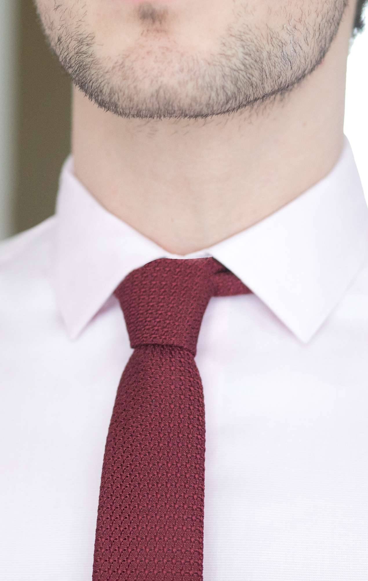 Chemise dobby rose Chemises Hommes