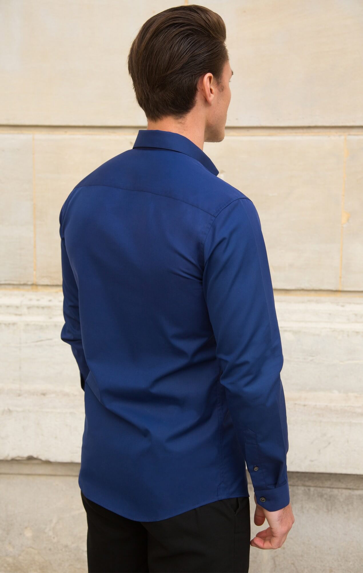 Chemise popeline bleu foncé Les chemises