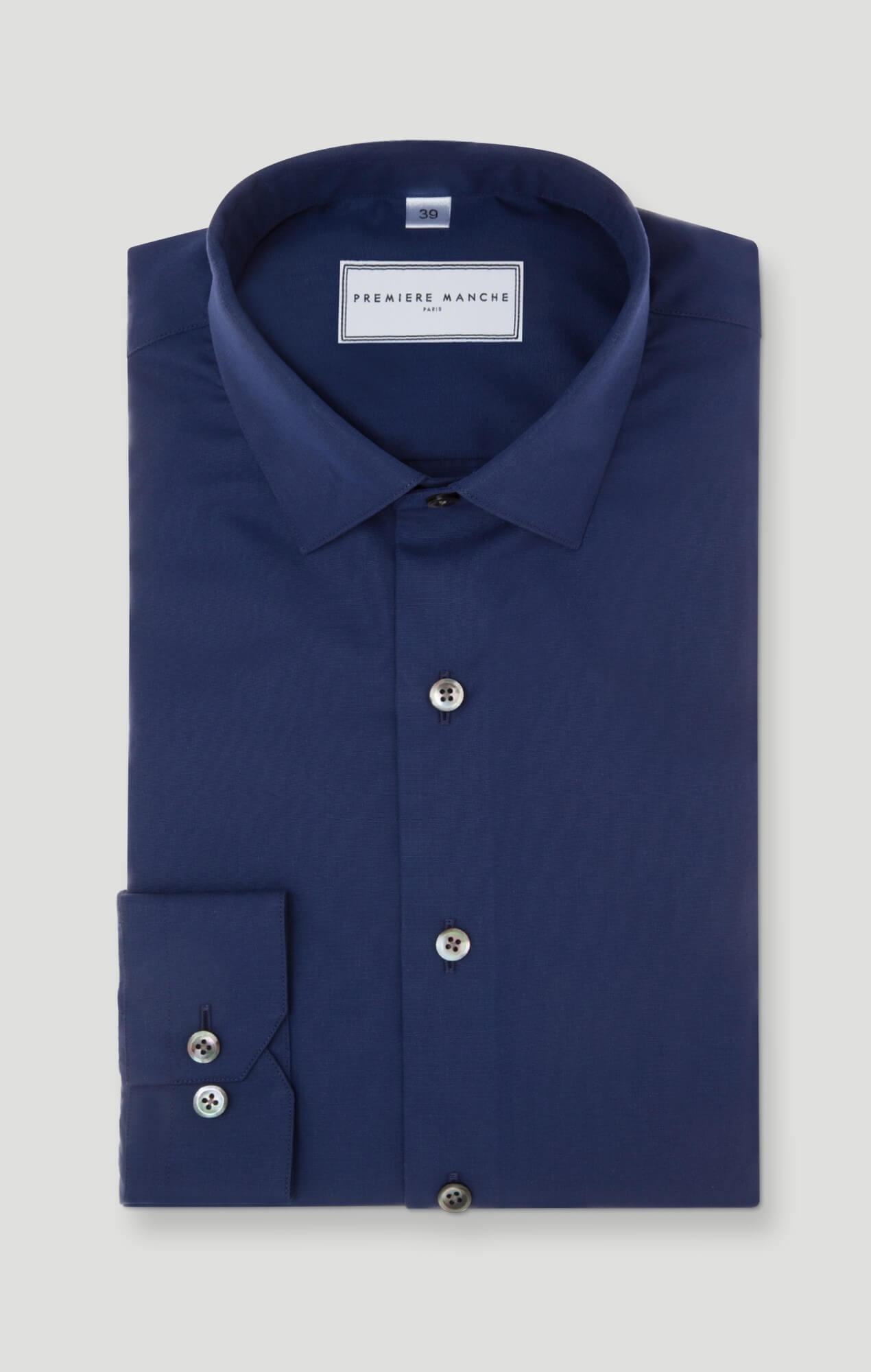 Chemise popeline bleu foncé Les chemises