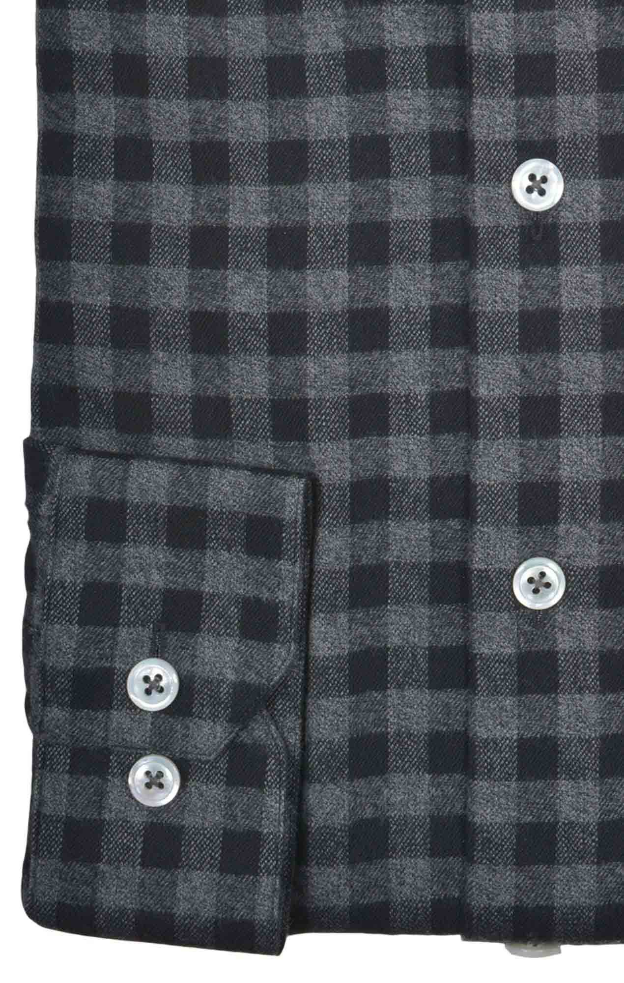 Chemise en flanelle à carreaux gris Les chemises