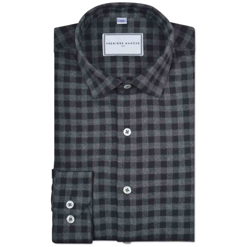 Comment porter une chemise à manches longues en flanelle noire et