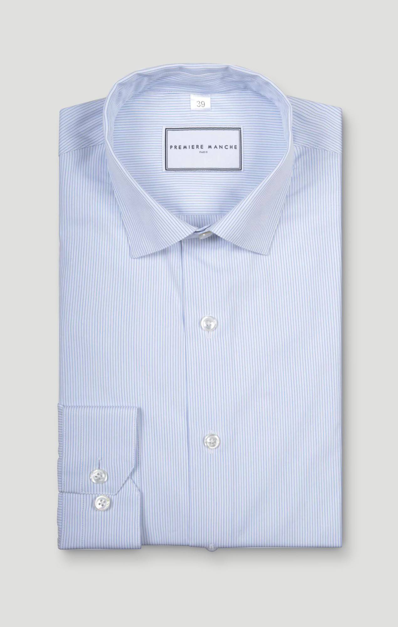 Chemise popeline raies fines Chemises Hommes