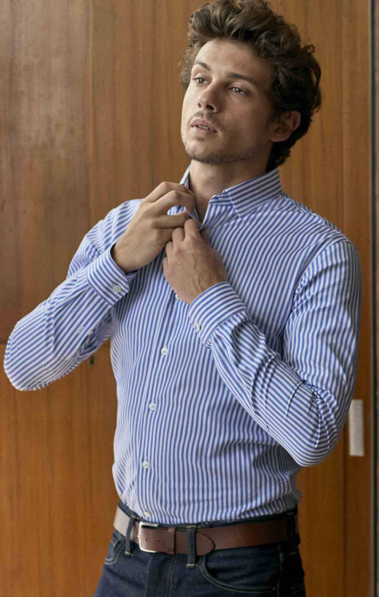 Chemise popeline rayée Les chemises