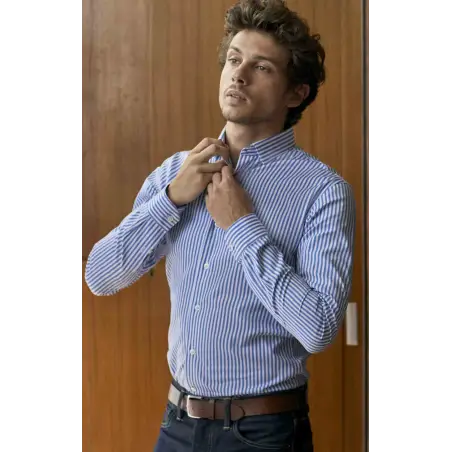 Chemise popeline rayée Les chemises
