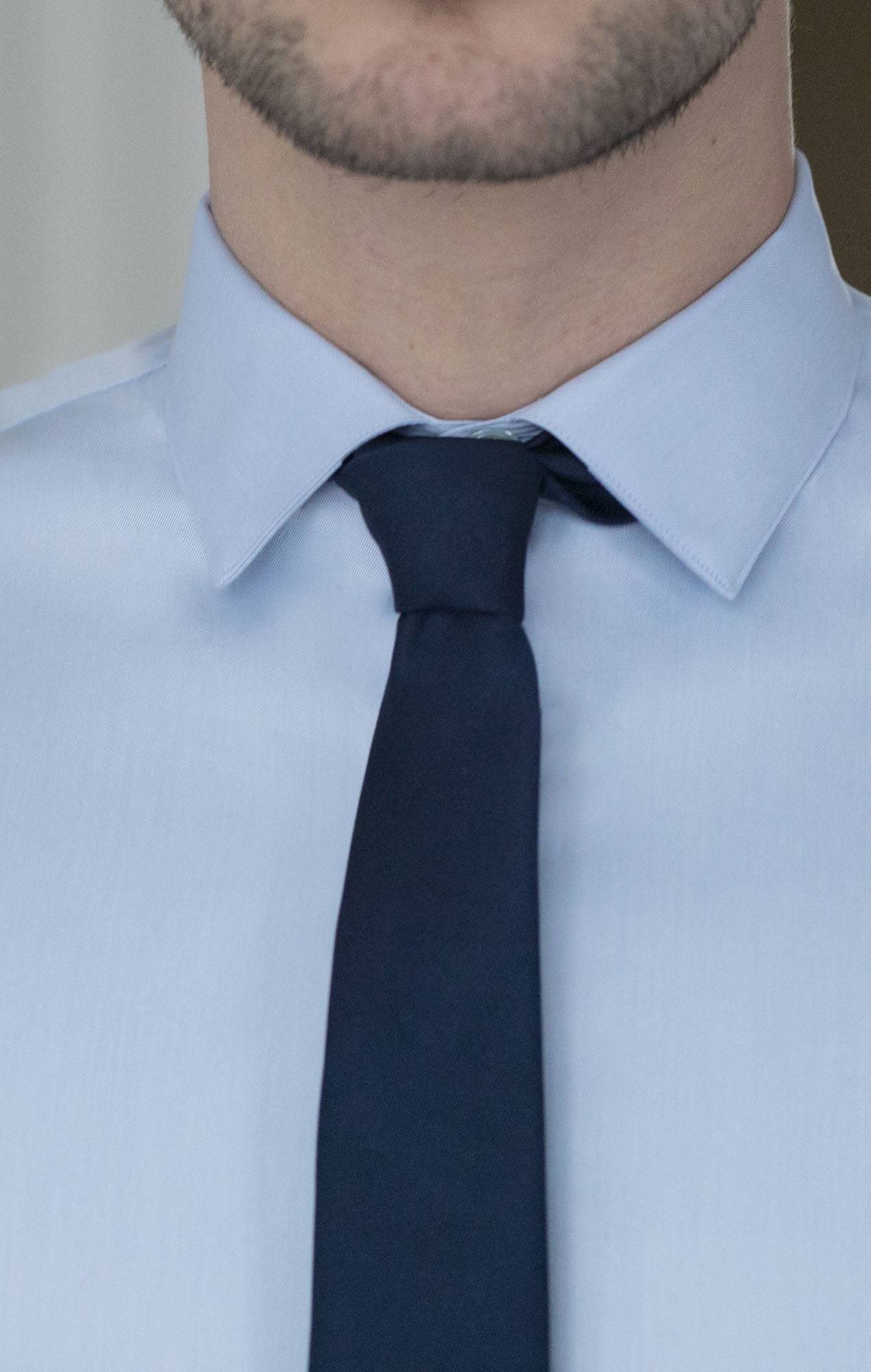 Light blue twill shirt