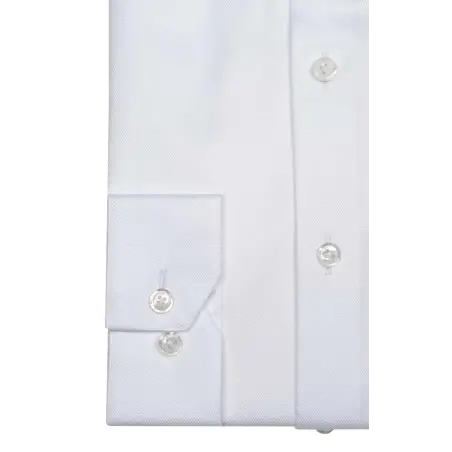 Chemise blanche dobby Chemises Hommes