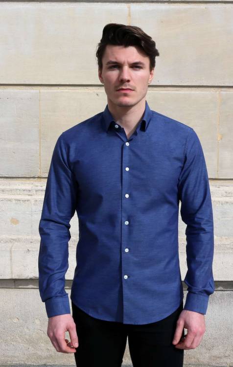 Chemise oxford bleu marine Toutes nos chemises