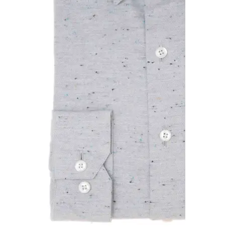 Grey shirt with micro dots