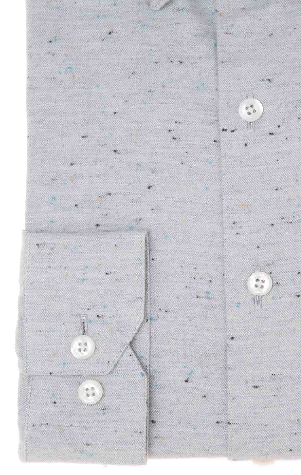 Grey shirt with micro dots