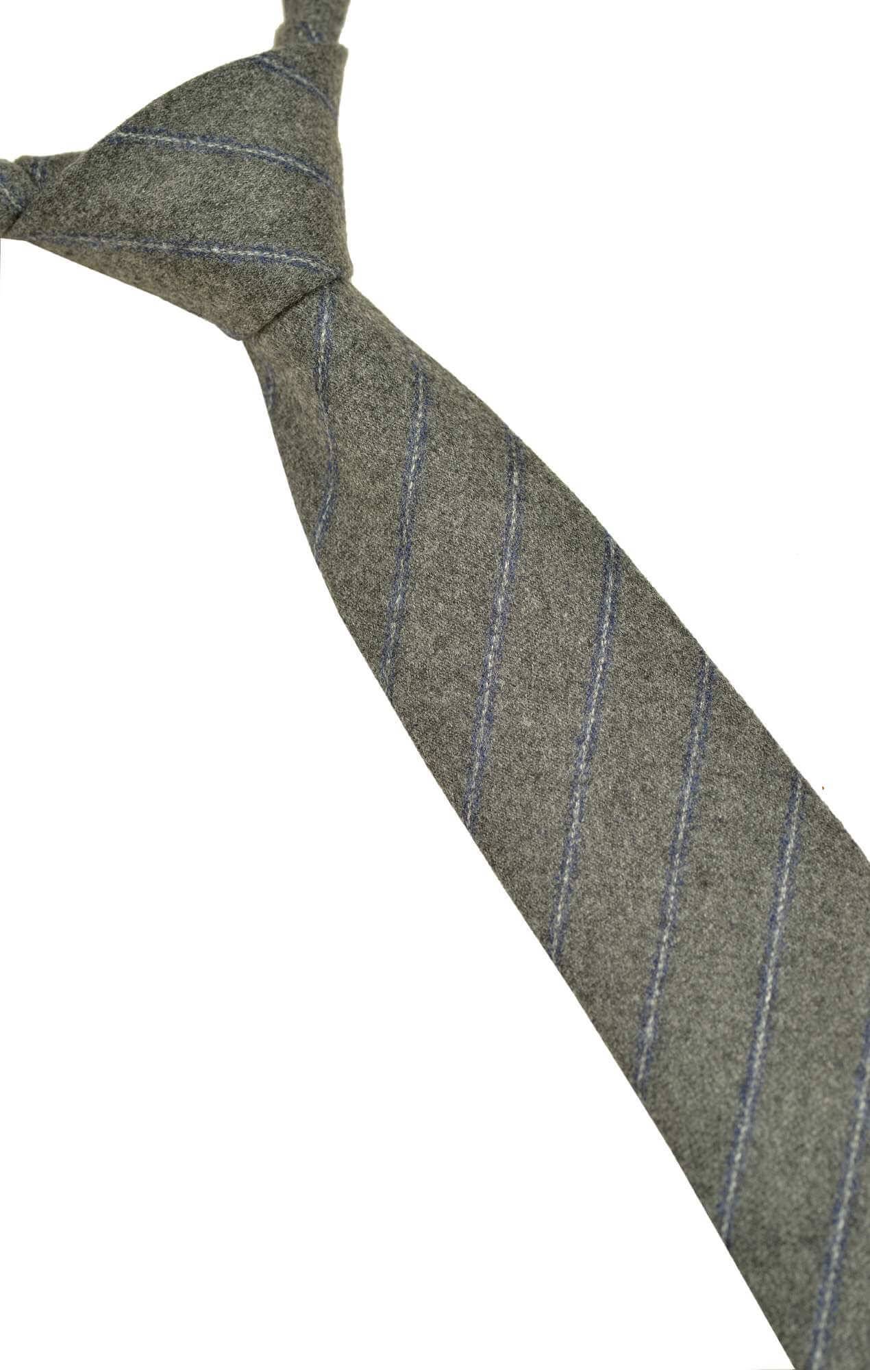 Cravate Barry cachemire gris
