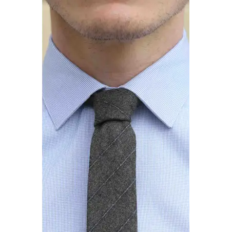 Cravate Barry cachemire gris