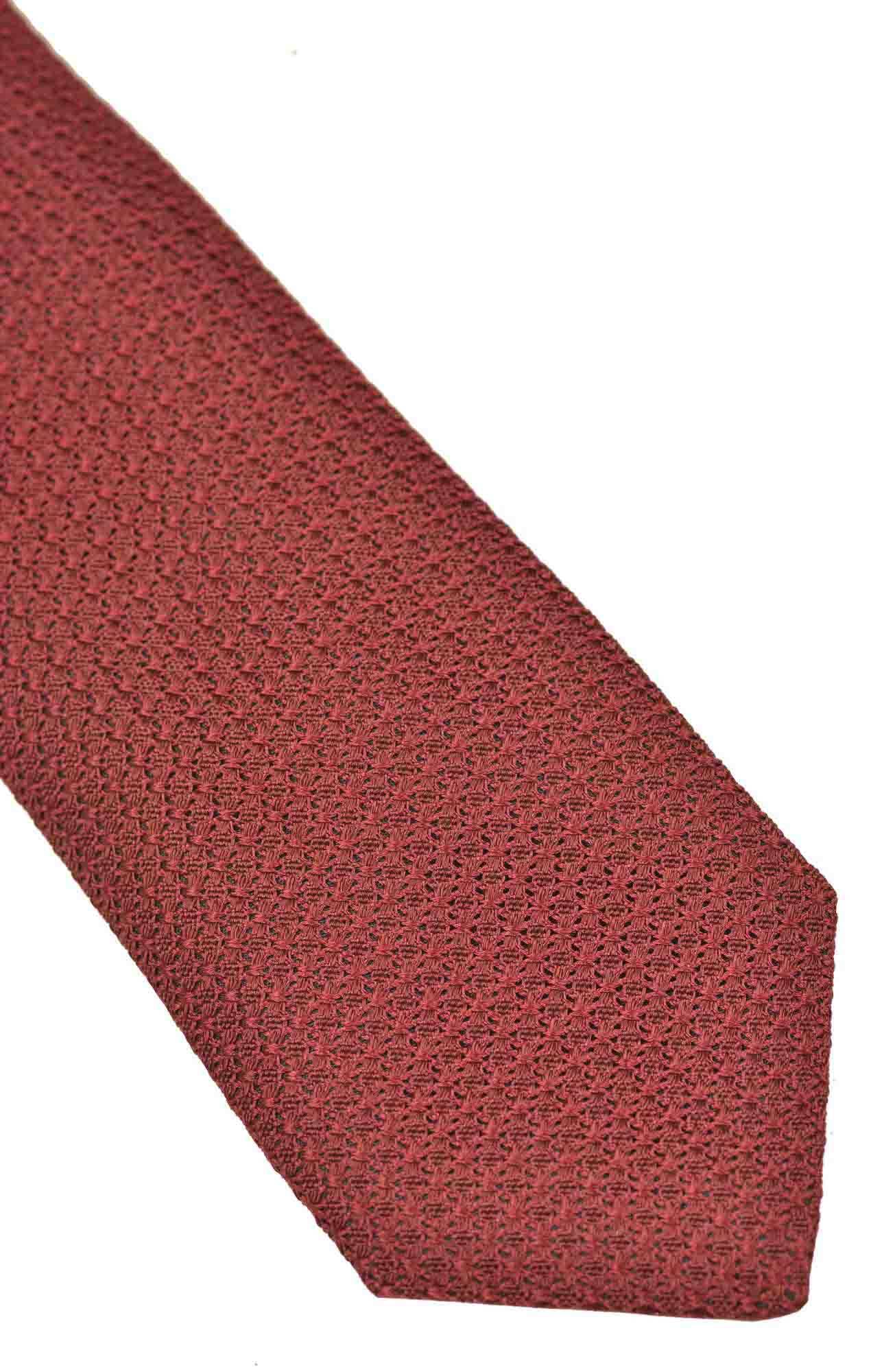 Cravate Austen grenadine rouge Cravates