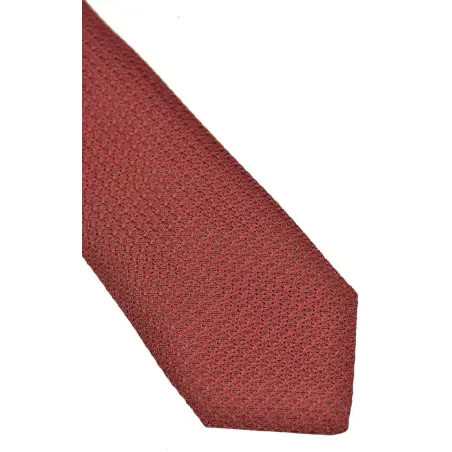 Cravate Austen grenadine rouge Cravates