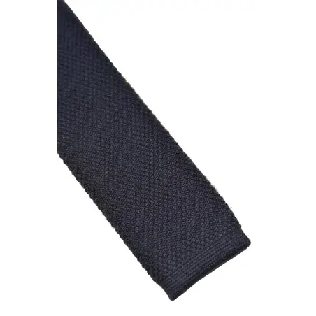 Cravate Austen tricot bleu Cravates