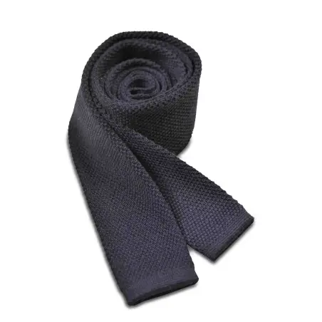 Cravate Austen tricot bleu Cravates