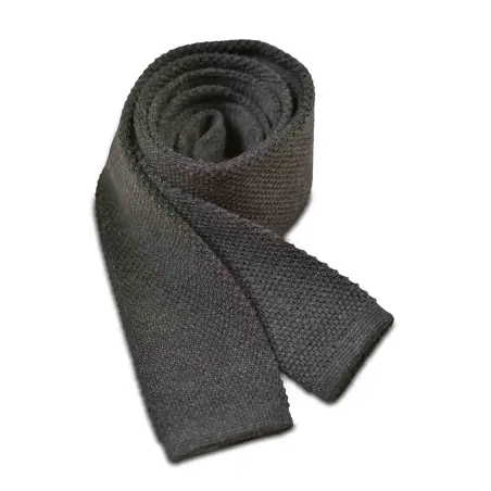 Cravate Austen tricot gris Home