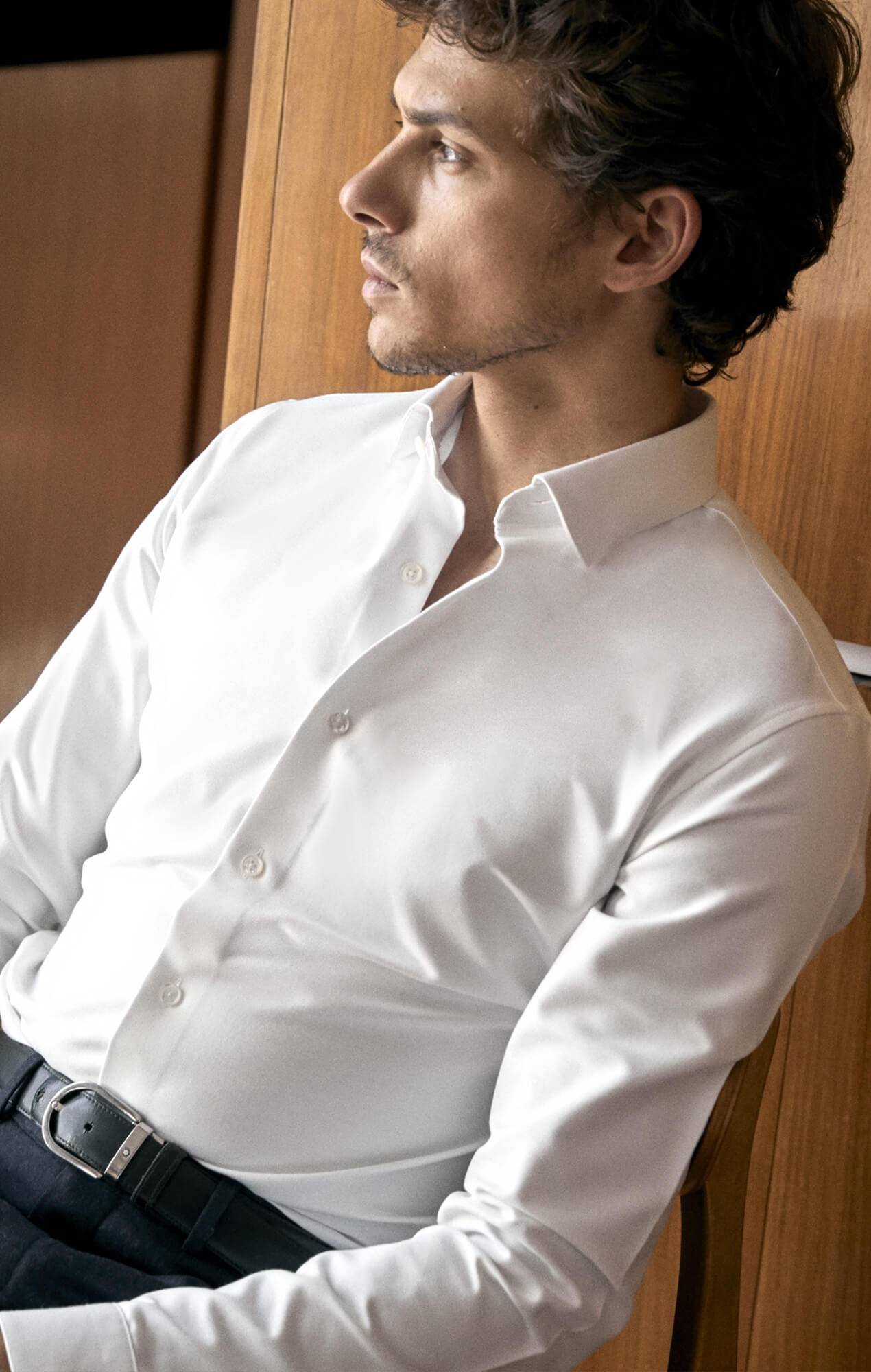 Chemise blanche poignets mousquetaires Les chemises