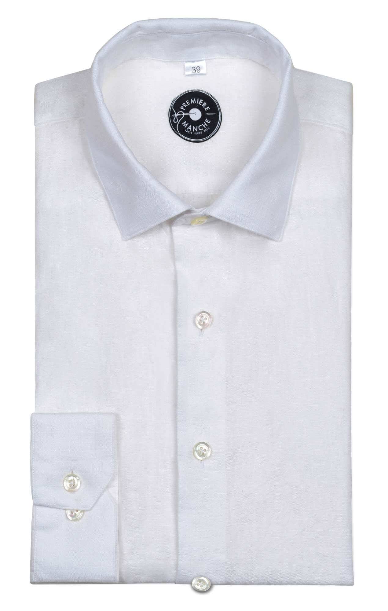 Chemise lin blanc Toutes nos chemises