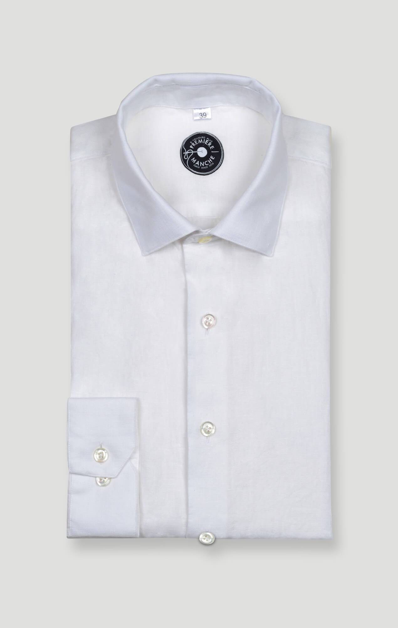 Chemise lin blanc Toutes nos chemises