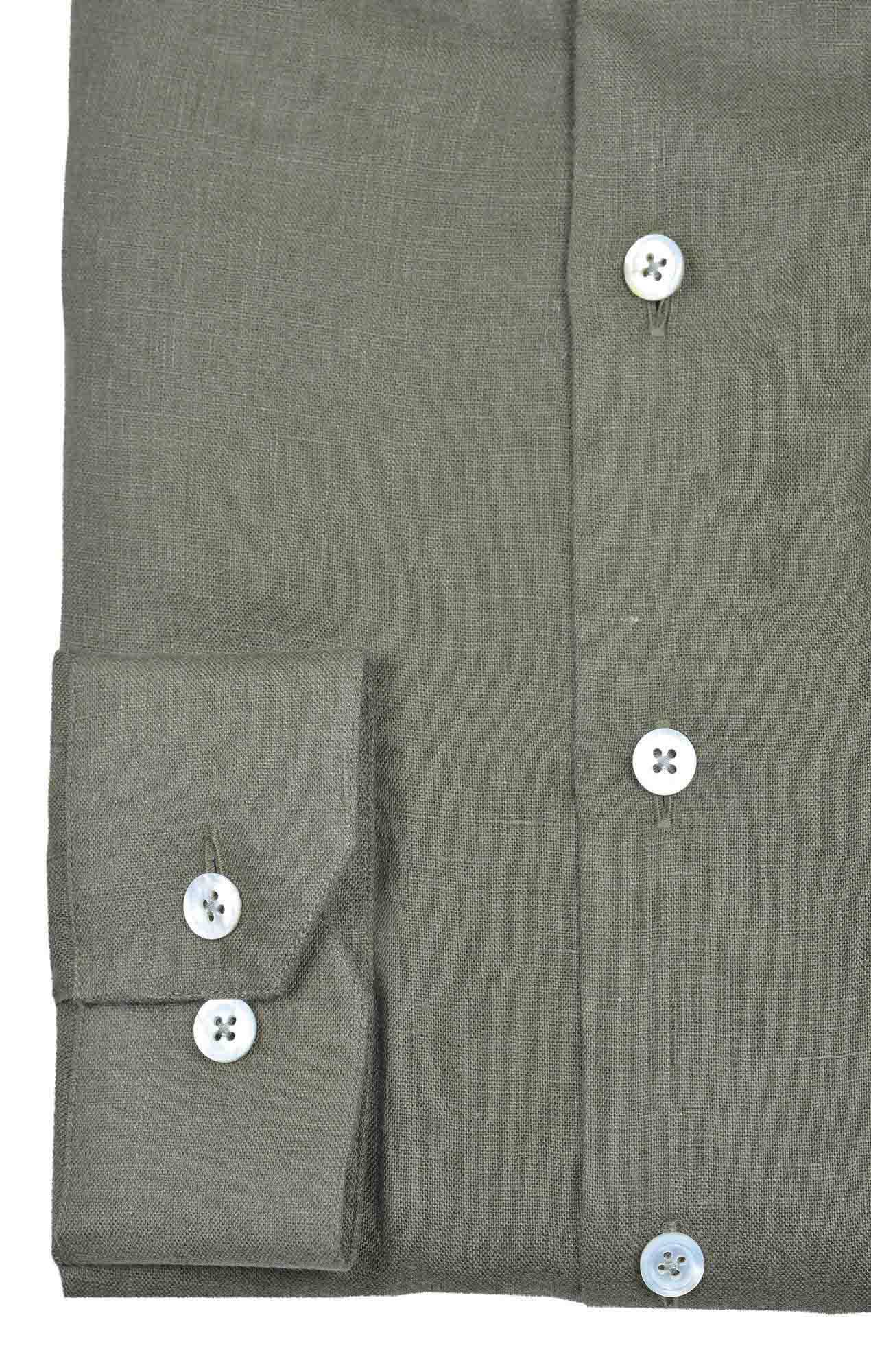 Chemise lin kaki Chemises casual