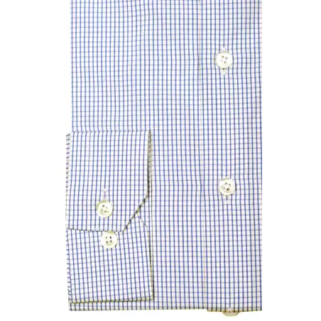 Chemise à carreaux bleu foncé Chemises Hommes