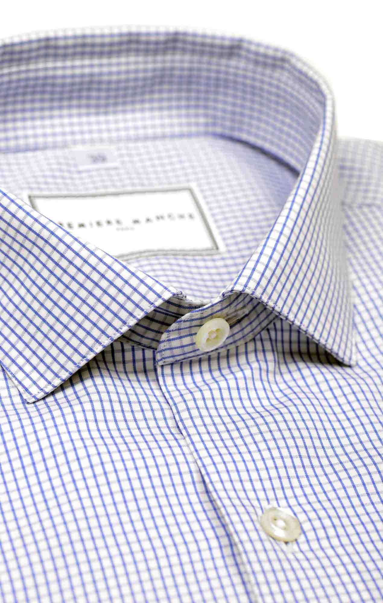 Chemise à carreaux bleu foncé Chemises Hommes