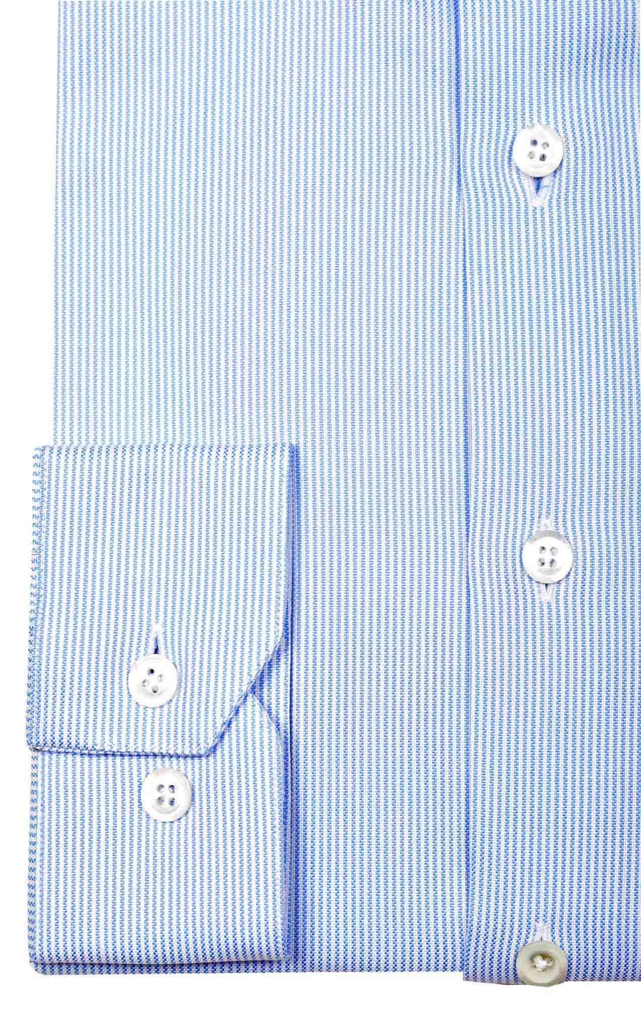 Chemise Oxford bleu rayé Chemises Hommes