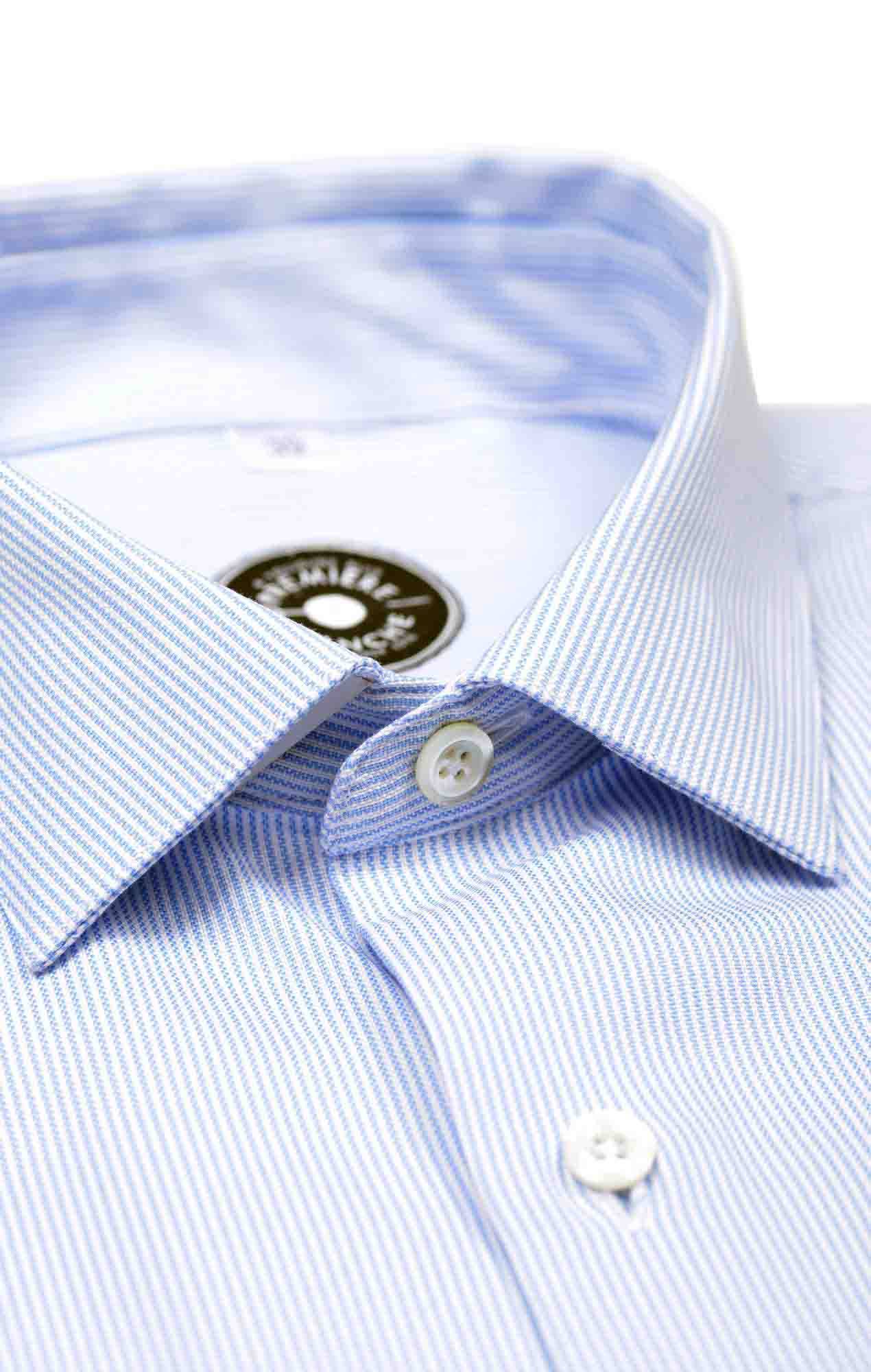 Chemise Oxford bleu rayé Chemises Hommes