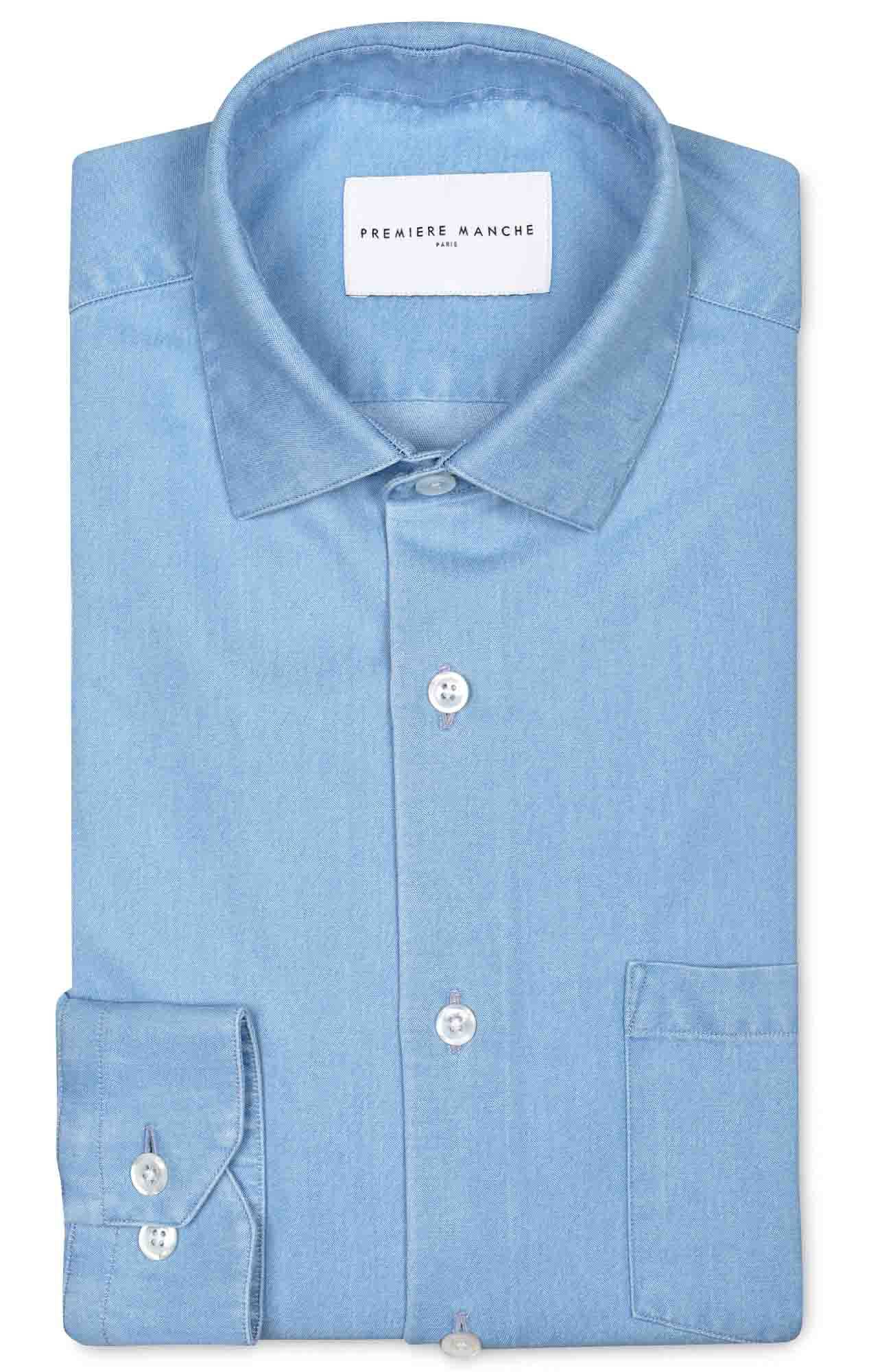 Light blue denim shirt