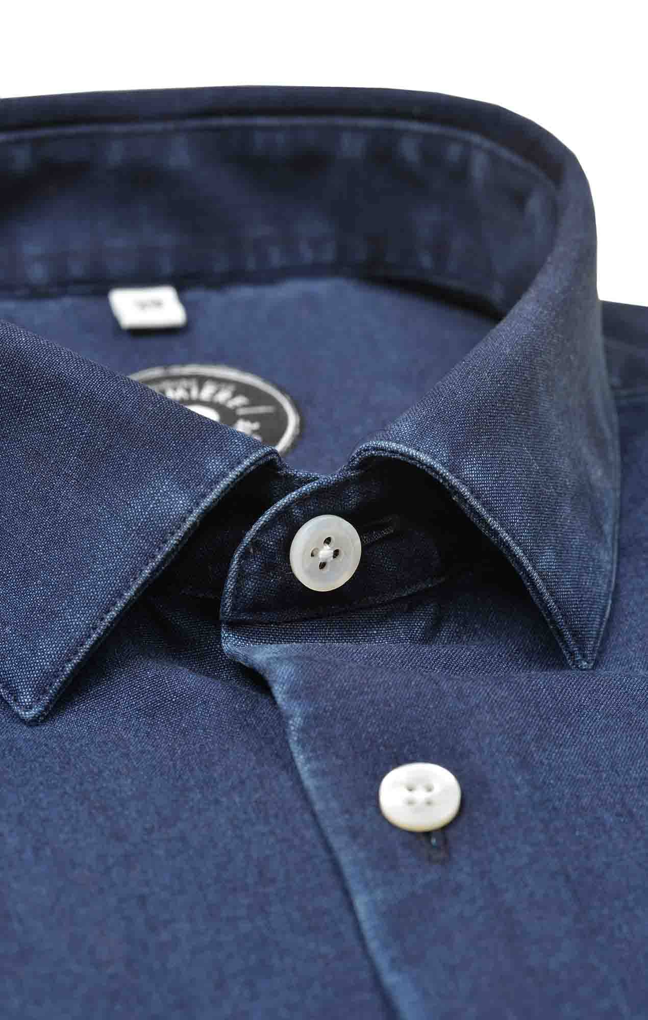 Chemise denim italien bleu Chemises Hommes