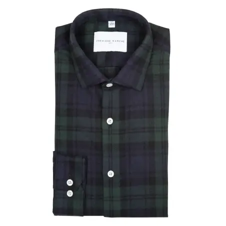 Tartan flannel shirt