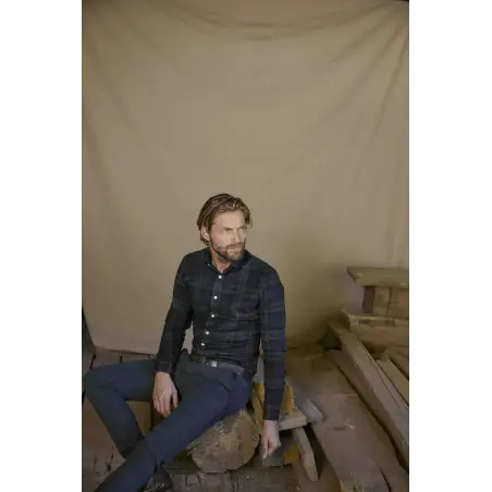 Tartan flannel shirt