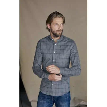 Grey flannel shirt