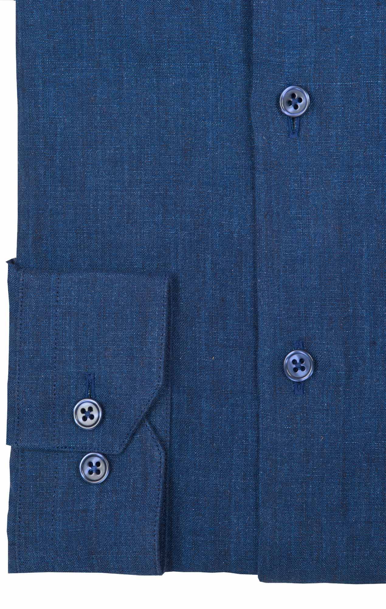 Chemise lin irlandais marine Chemises Hommes