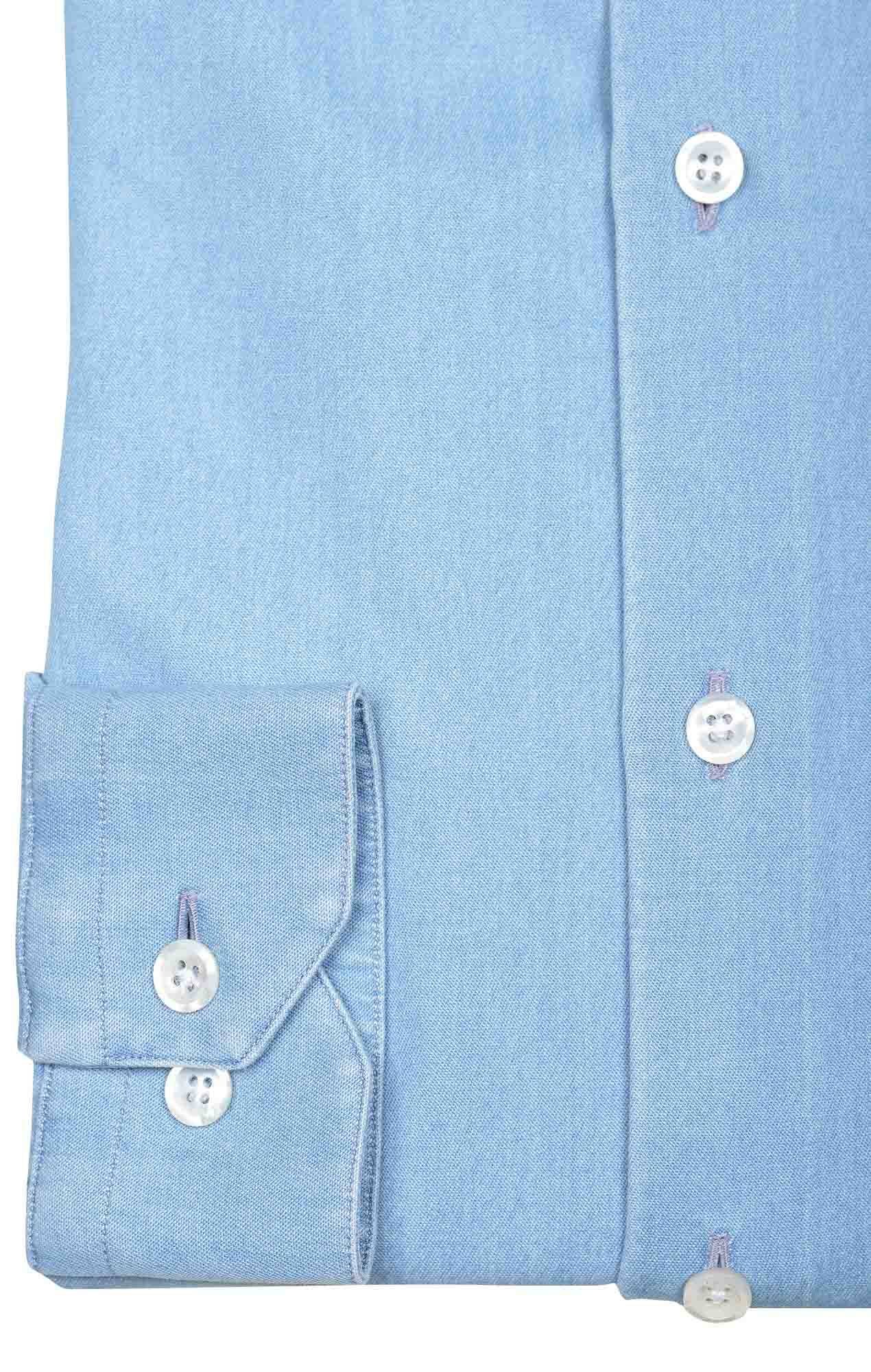 Chemise denim italien bleu ciel Chemises Hommes