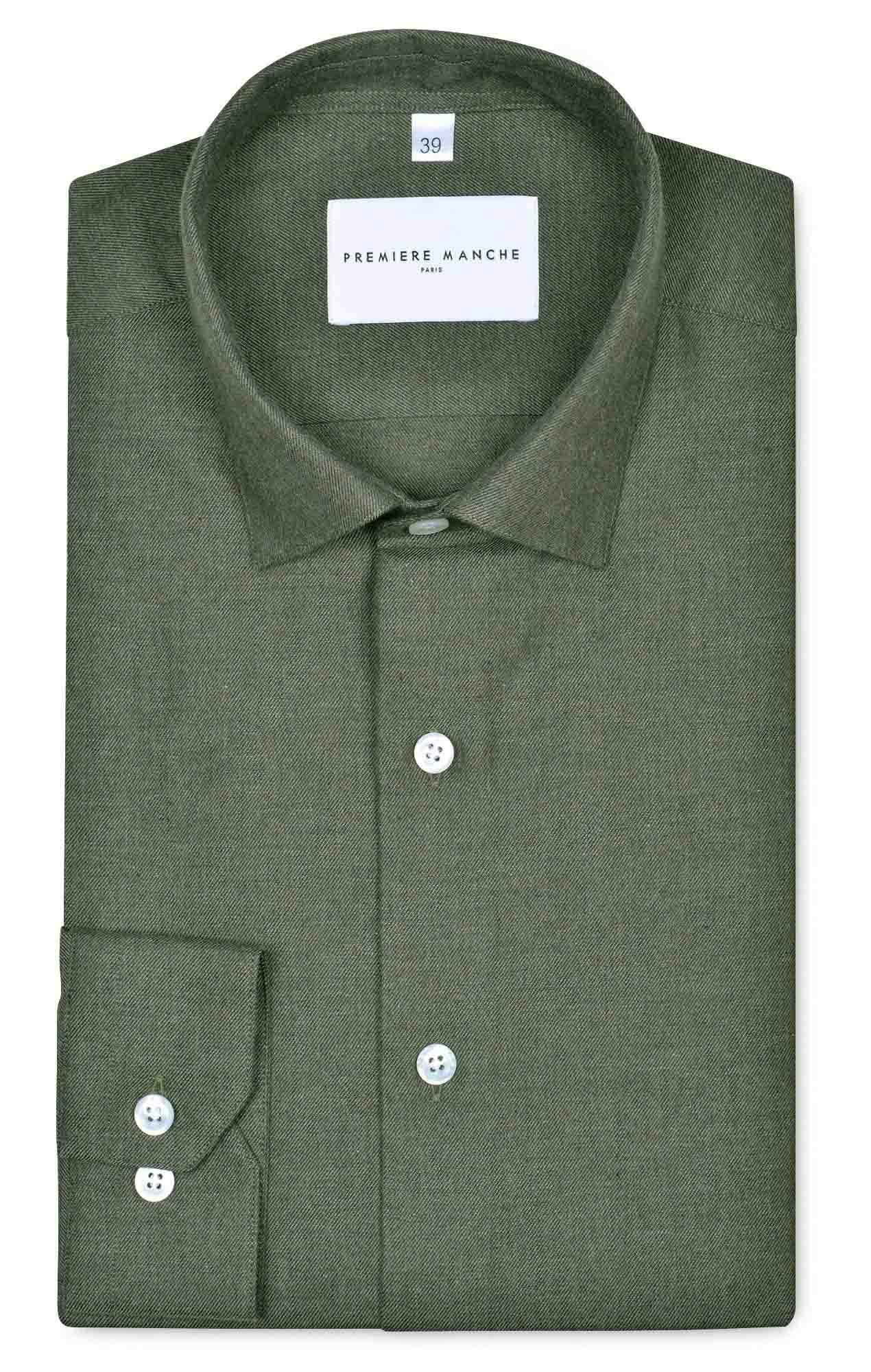Dark blue flannel shirt