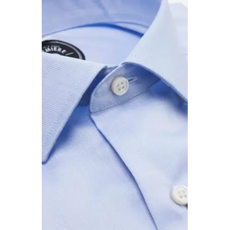 Chemise bleue non froissable Home