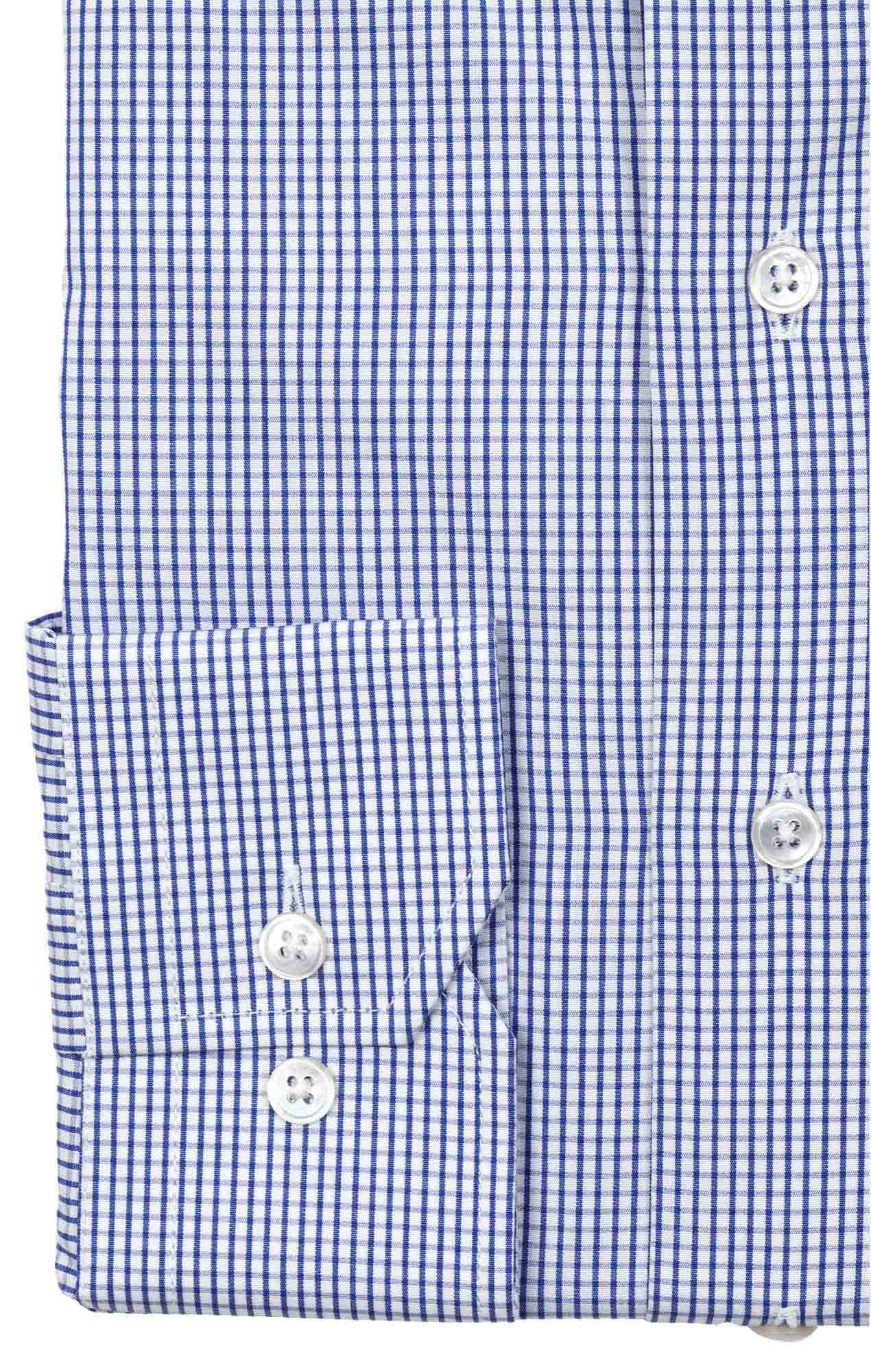Chemise à carreaux bleu foncé Home
