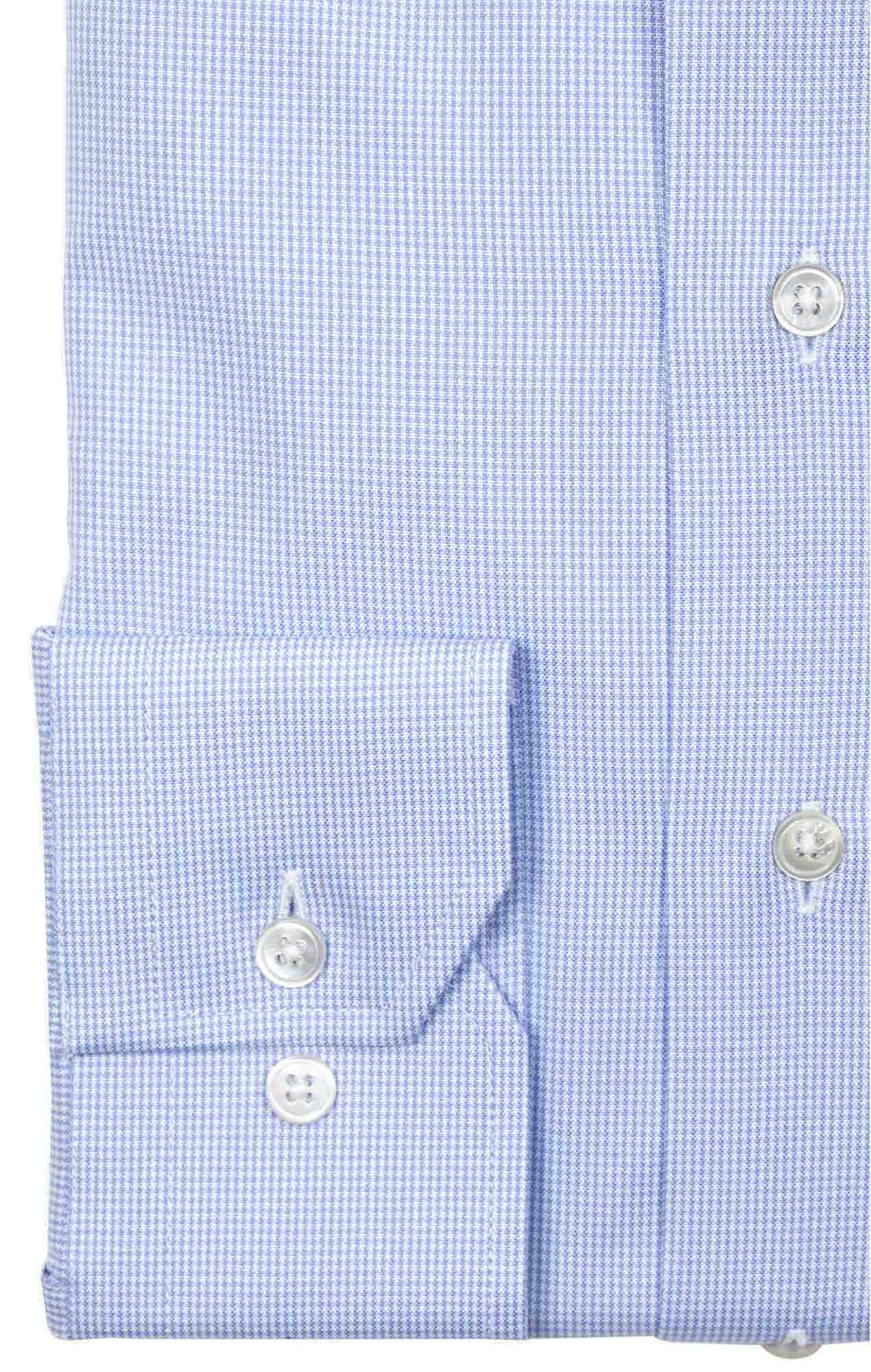 Oxford light blue faux-uni